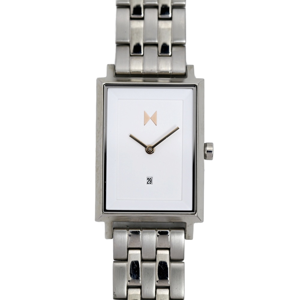 MVMT Signature Square Dakota Silver Ladies Tank Watch